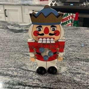 9” Wooden Nutcracker Wall Decor